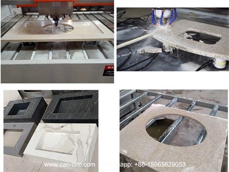 stone quartz kitchen countertops cnc machine (6)